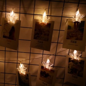 LED 夾式燈串-星星款