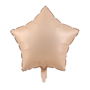 18吋星星鋁箔球-太妃糖色