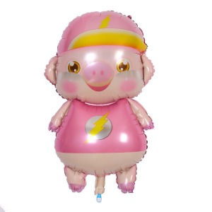 60cm 閃電豬豬-粉衣