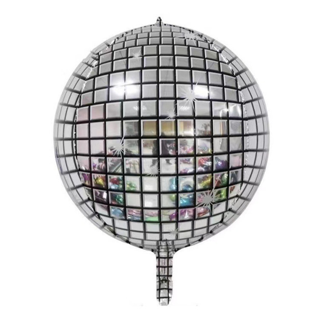 22吋4D立體圓球鋁箔氣球-迪斯可球