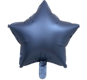 18吋星星鋁箔球-金屬藍色