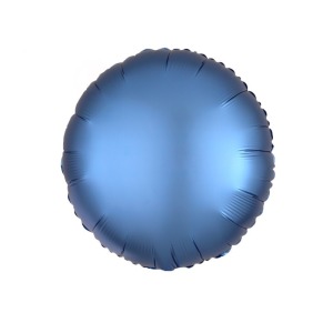 18吋圓形鋁箔球-金屬藍色