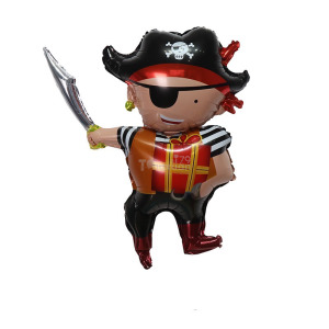 90cm 海盜系列鋁箔球-海盜船長