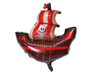 85cm 海盜系列鋁箔球-海盜船A