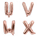 16吋玫瑰金字母球-U.V.W.X