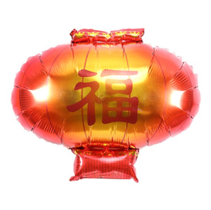 60cm新年大紅燈籠鋁箔球
