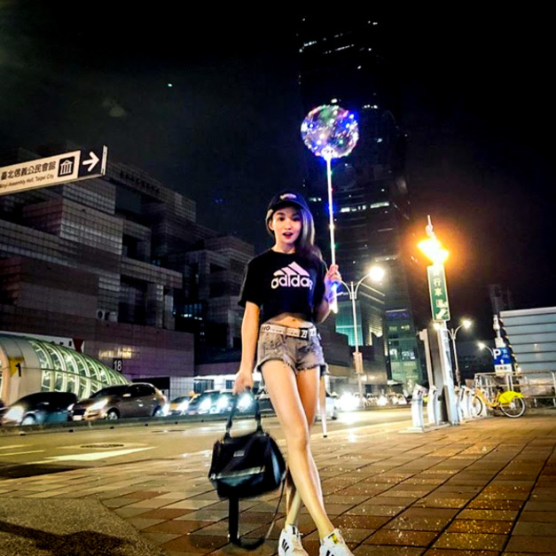 16吋 發亮波波球｜含球＋燈＋球托架（整套）