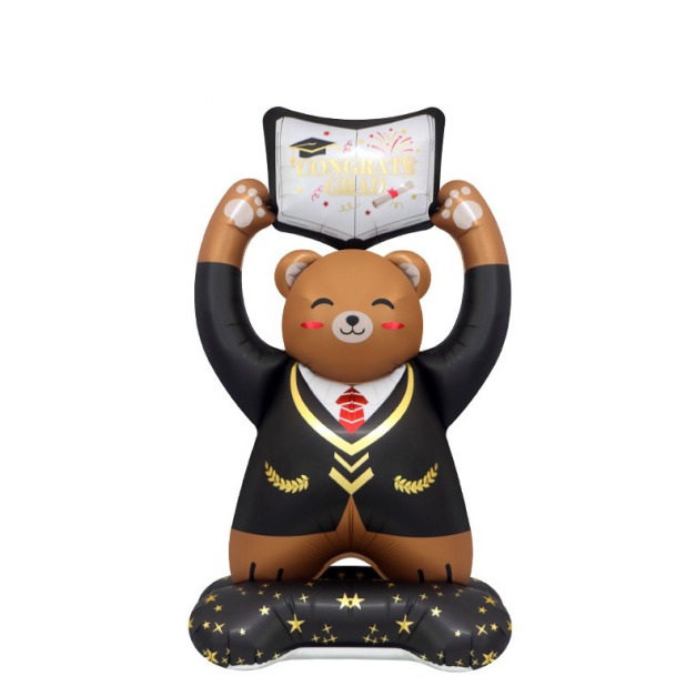 150cm 畢業系列站立球 熊熊拿畢業證書