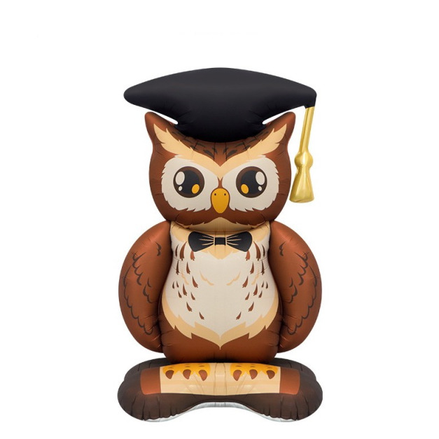 150cm 畢業系列站立球 貓頭鷹博士A