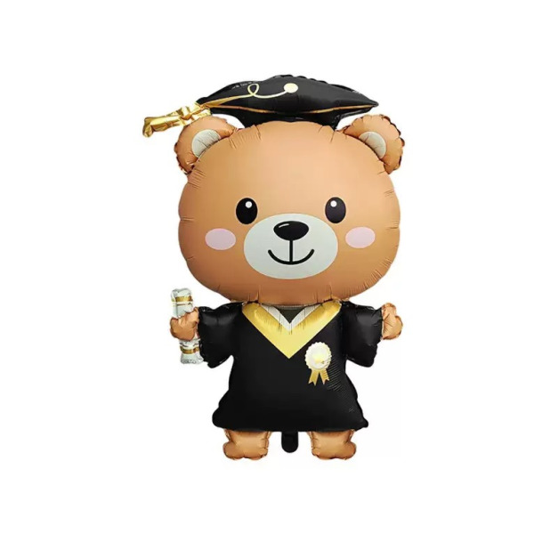 96cm 畢業系列-QQ熊熊(黑)