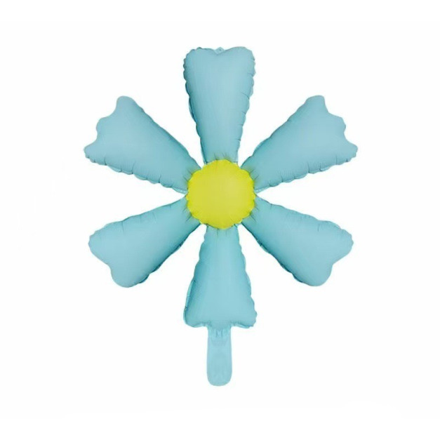 60cm六辦雛菊花-藍色