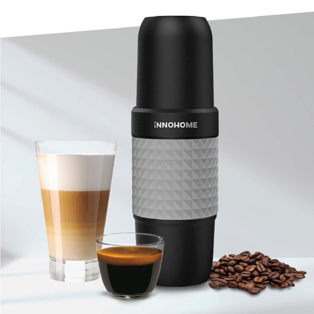 iNNOHOME Duopresso 隨行膠囊咖啡機 灰/藍