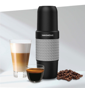 iNNOHOME Duopresso 隨行膠囊咖啡機 灰/藍