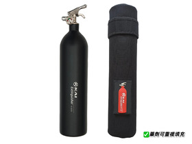 KAI 泡沫滅火器 FE-02S｜極致消光黑｜保護袋組