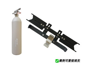 KAI 泡沫滅火器 FE-02S｜磨砂奶茶灰｜車架組