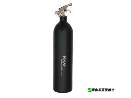 KAI 泡沫滅火器 FE-02S｜極致消光黑｜單支組