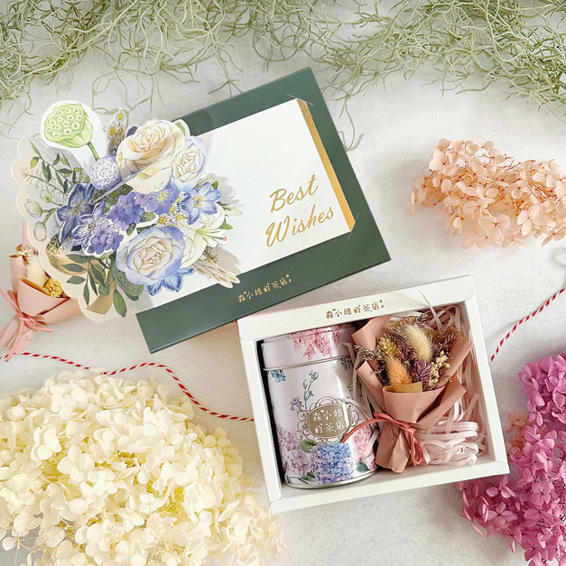 【母親節推薦】乾燥花束與德國茶禮盒