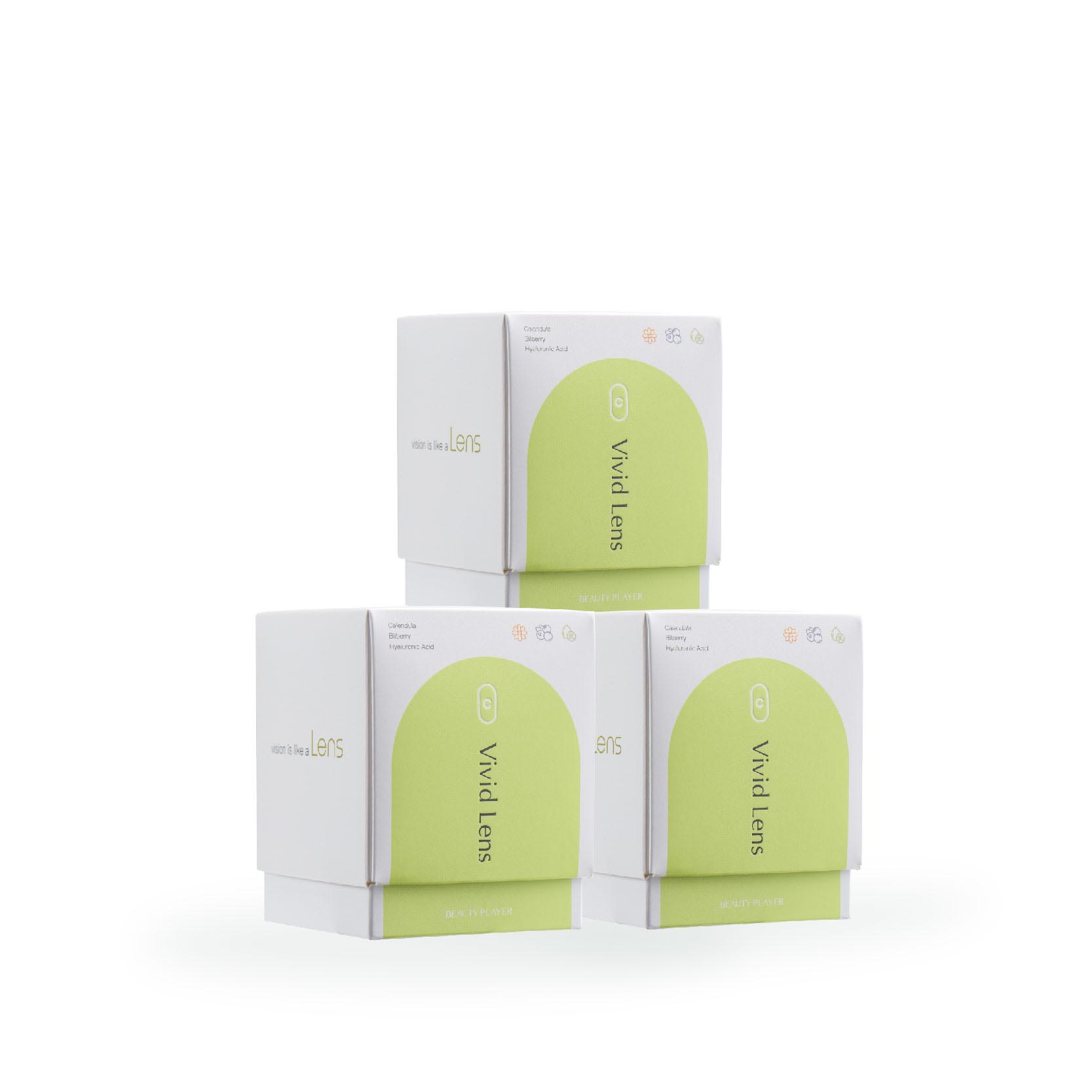【游離型&酯化型雙葉黃素】Vivid Lens1.0好晶澈葉黃素-限定3盒組