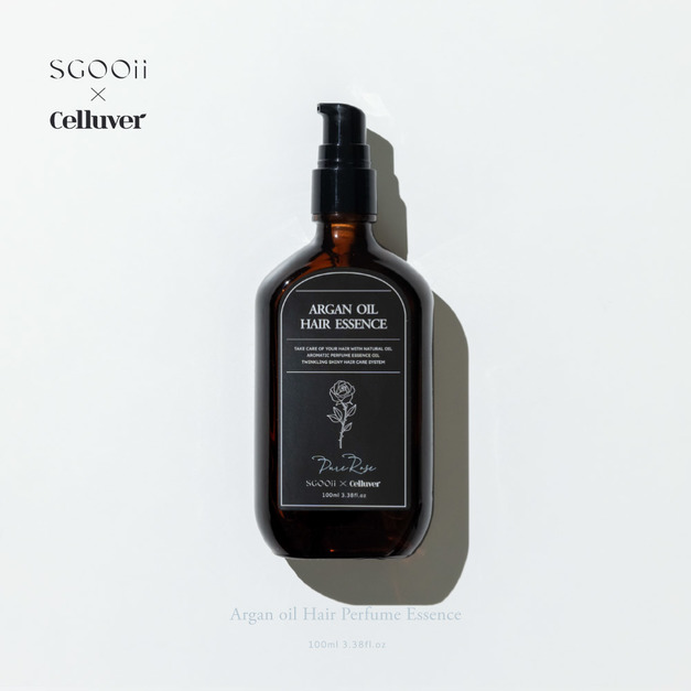 [Celluver瑟路菲] 韓方摩洛哥香氛免沖洗護髮油#大黑髮油－ 純真玫瑰香