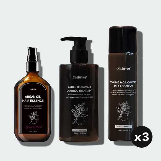 【Celluver瑟路菲】護髮油+護髮素+乾洗髮 | 三件組X3入