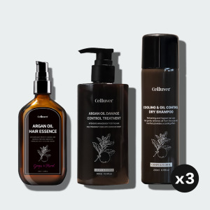 【Celluver瑟路菲】護髮油+護髮素+乾洗髮 | 三件組X3入