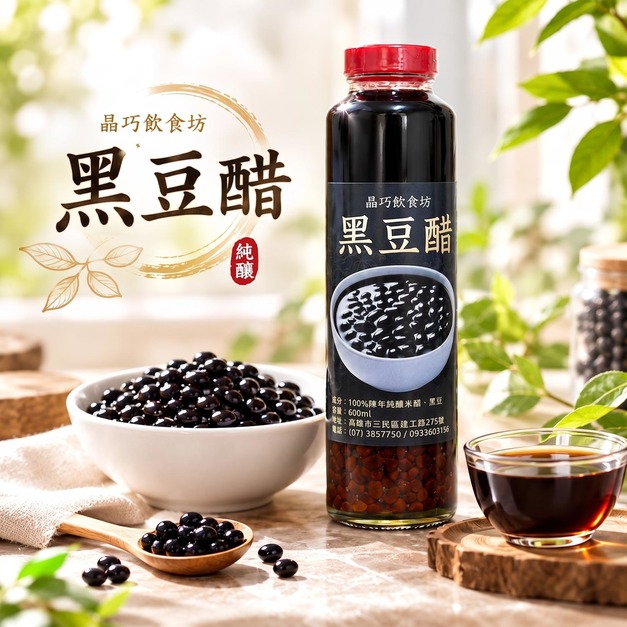 100% 天然純釀黑豆醋