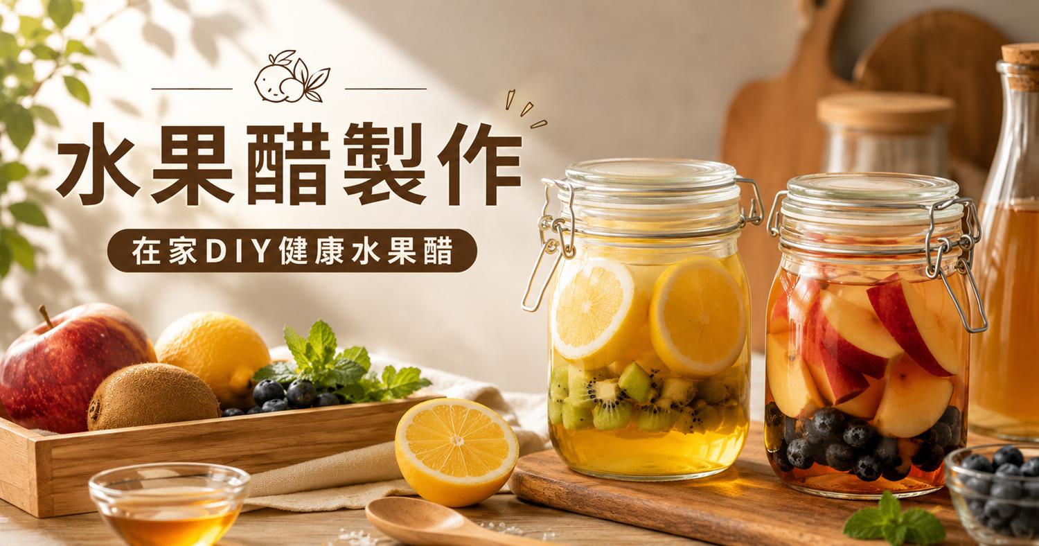 在家DIY水果醋，簡單幾步驟打造天然健康飲品 | 北極星Polestar