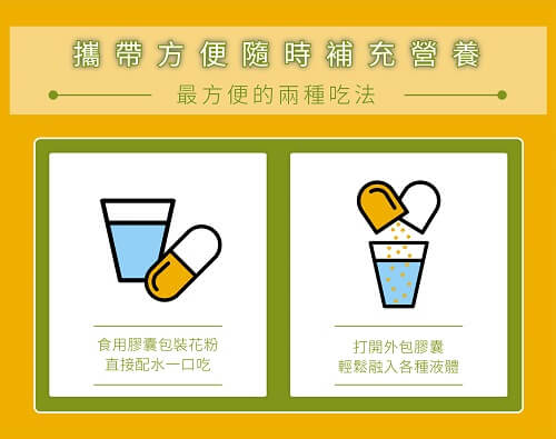 【膠囊花粉】隨身攜帶的每日營養 | 北極星Polestar