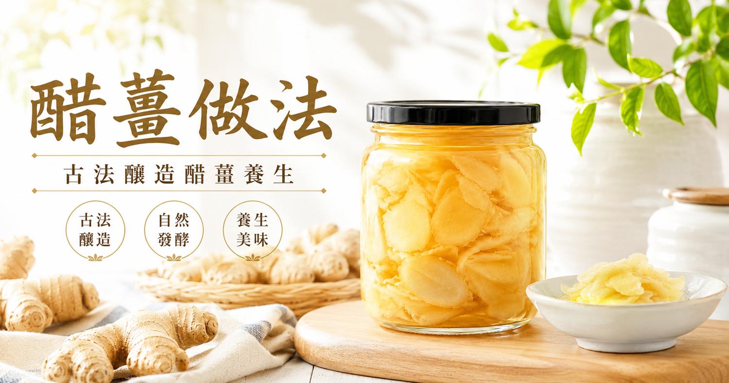 【醋薑做法】古法釀造醋薑養生 | 北極星Polestar