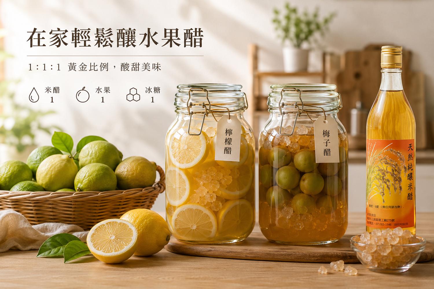 水果醋做法,水果醋,水果醋推薦,水果醋作法,綜合水果醋做法,水果醋的做法,水果醋製作,水果醋好處,天然釀造水果醋,晶巧飲食坊,北極星Polestar