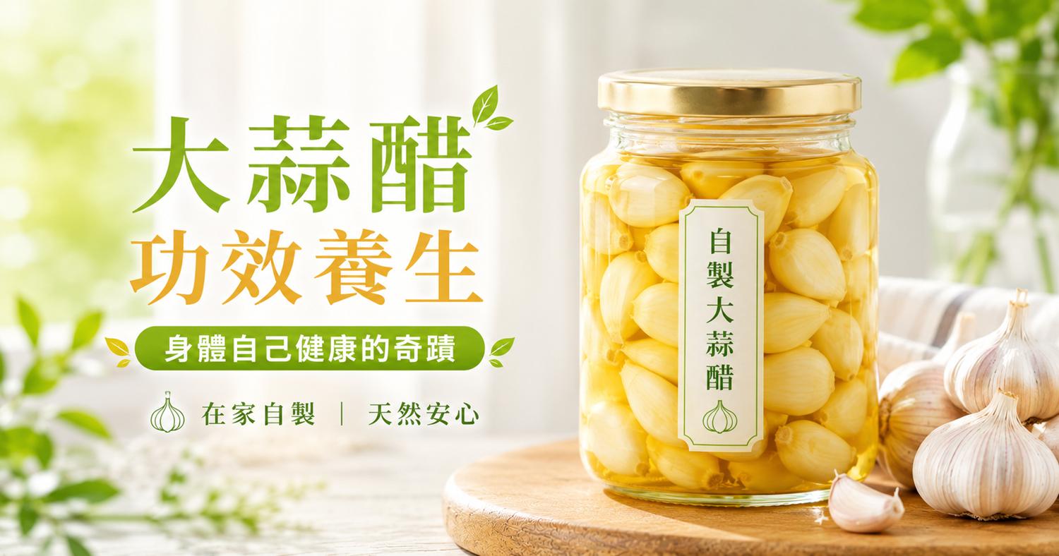 【大蒜醋功效養生】