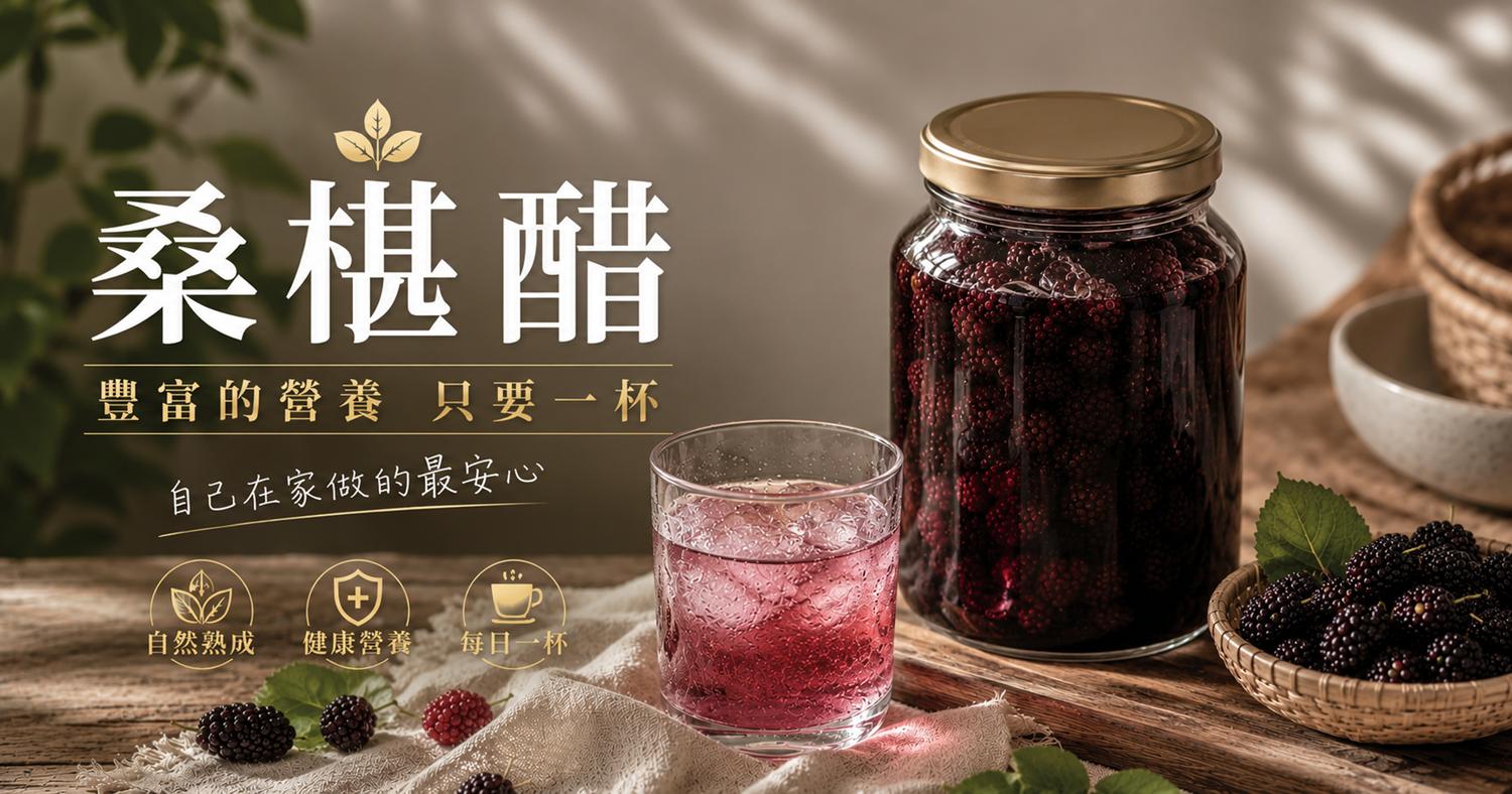 【桑椹醋】豐富的營養只要一杯 | 北極星Polestar