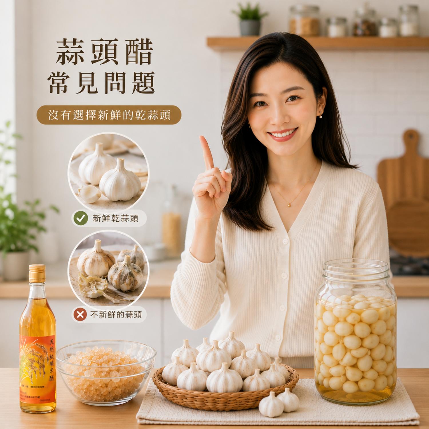蒜頭醋正確做法,蒜頭醋做法,蒜頭醋副作用,糖醋蒜比例,自製醃蒜頭,蒜頭醋保存期限,酸蒜頭做法,醃製糖醋蒜,北極星廚房,晶巧飲食坊,北極星Polestar