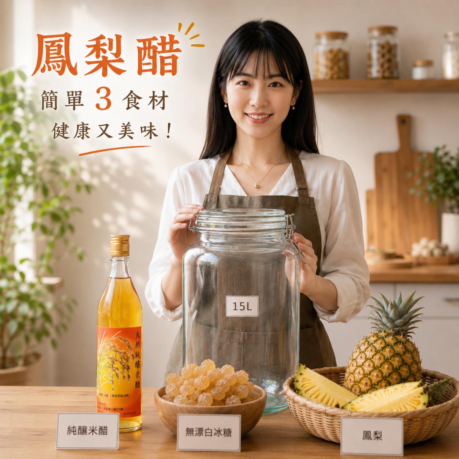 鳳梨醋做法,鳳梨醋功效,鳳梨醋的做法,鳳梨醋作法,鳳梨醋製作,鳳梨醋製作方法,鳳梨醋比例,鳳梨醋,晶巧飲食坊,北極星Polestar