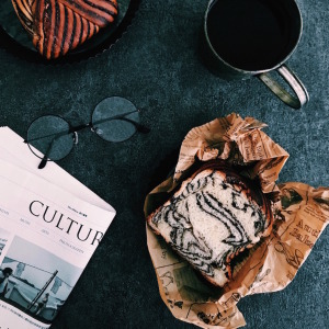 烘焙擺拍好物 - 復古英文油紙（2色）