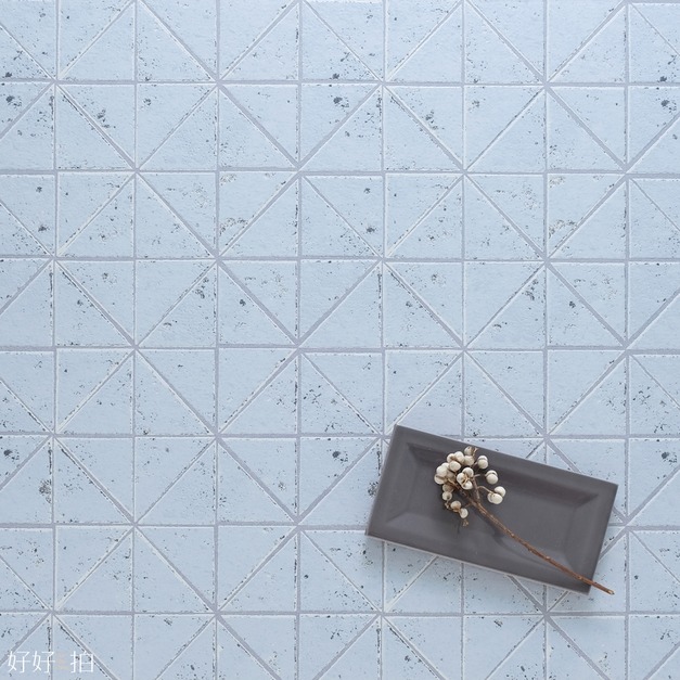 幾何世界（淡藍）｜拍照背景板