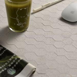 [大尺寸預購] 小六角-米白｜拍照背景紙