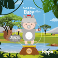 Make World 寶寶浴巾 (你的孩子-動物寶貝/小河馬)_1