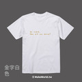Make World 短T (hi there, how are you doing?)_2