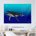 Make World 年曆掛布2023 (生態-大翅鯨)
