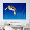 Make World 年曆掛布2023 (生態-台灣海龜)