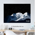 Make World 年曆掛布2024 (台灣山脈-雪山/星空款)_1