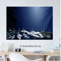 Make World 年曆掛布2023 (台灣山脈-聖稜線/雪夜)_1