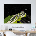 Make World 年曆掛布2024 (台灣山脈-玉山/星空款)_1
