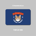 MakeWorld.tw 地墊 (可愛石虎)_1