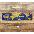 Make World 運動毛巾 (藍地黃虎喵喵叫)_1