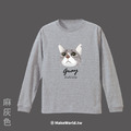 Make World 螺紋薄長袖 (寵物-灰貓)_12