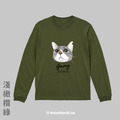 Make World 螺紋薄長袖 (寵物-灰貓)_11