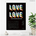 Make World 年曆掛布2026 (彩虹-Love is Love/黑)
