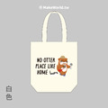 MakeWorld.tw 環保立體提袋 (金門縣野生動物救援暨保育協會/水獺 No Otter Place Like Home)